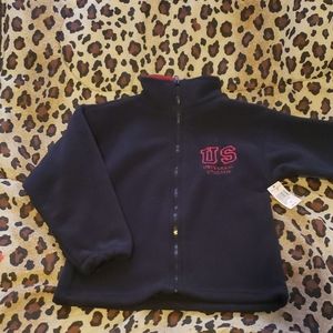 Nwt Universal studios kids XS zip up sweater